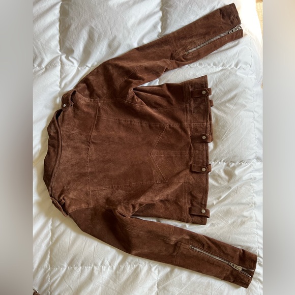 100% Suede Leather Jacket | BLANKNYC - Picture 6 of 9